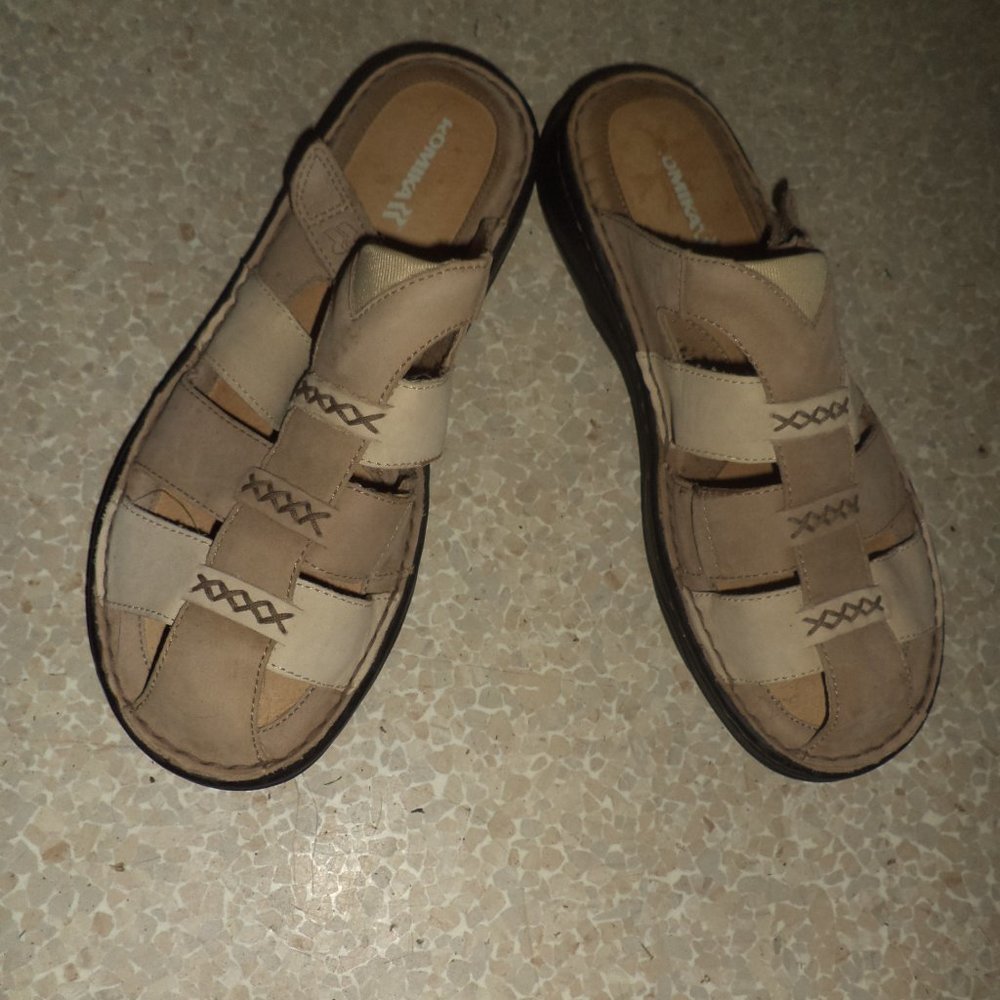 ROMIKA beige/light brown sandals sz 40EUR /8.5 US